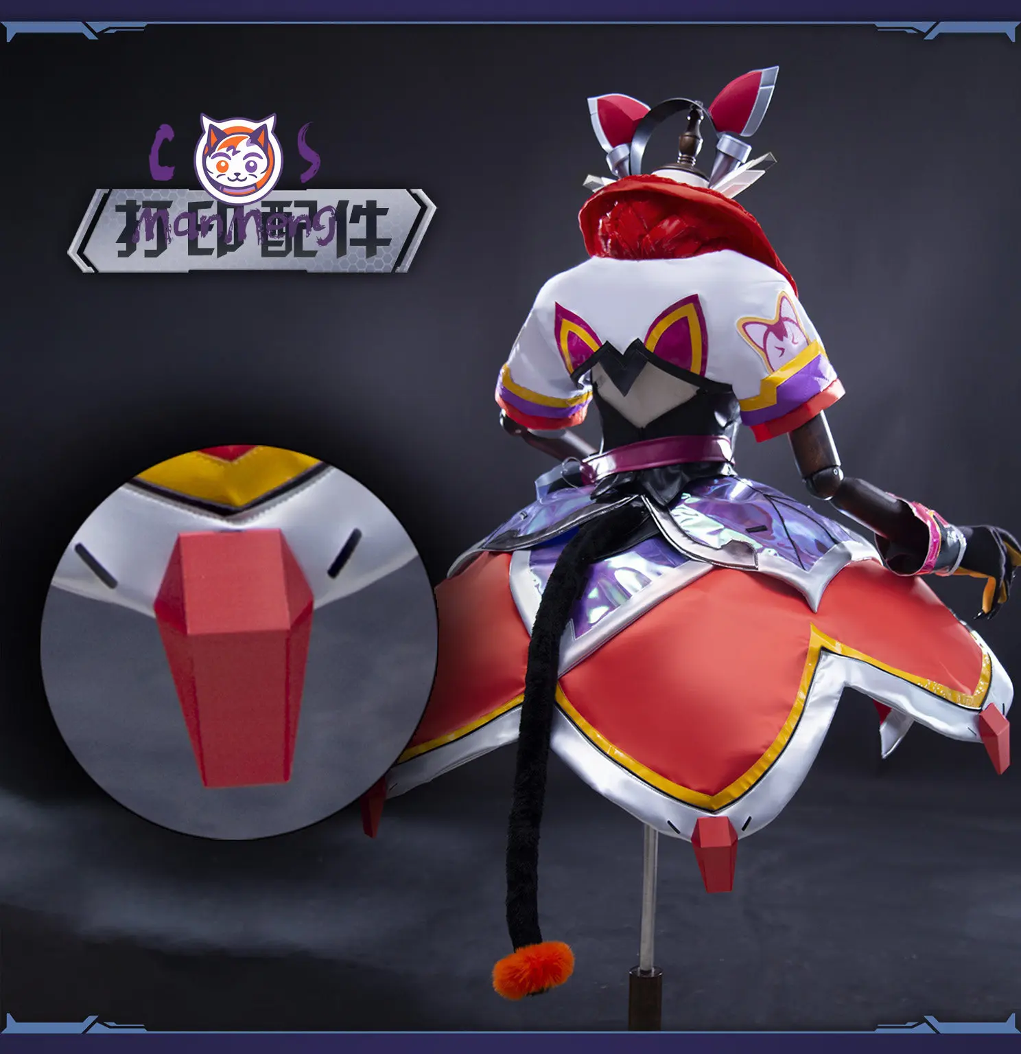 

New Gwen Cosplay Costume Anime Game LoL The Hallowed Seamstress Gwen Sexy Woman Lolita Uniform Halloween Loli Daily Dress Suit