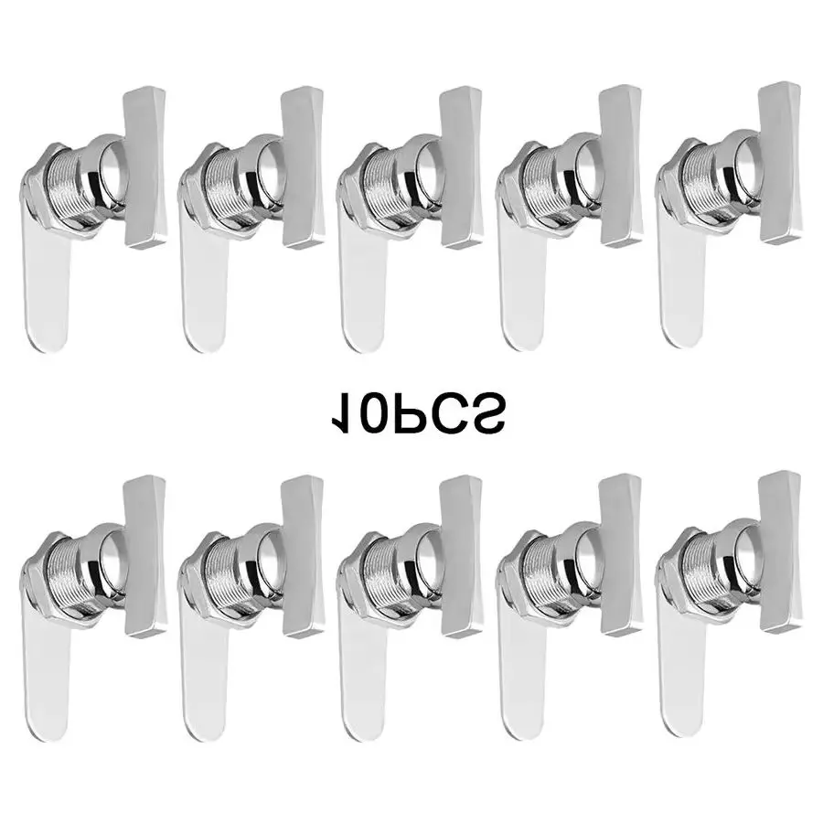 Brand New 10PCS Metal File Cabinet Lock RV Marine Yacht Device Thumb Turn Cam Lock Keyless