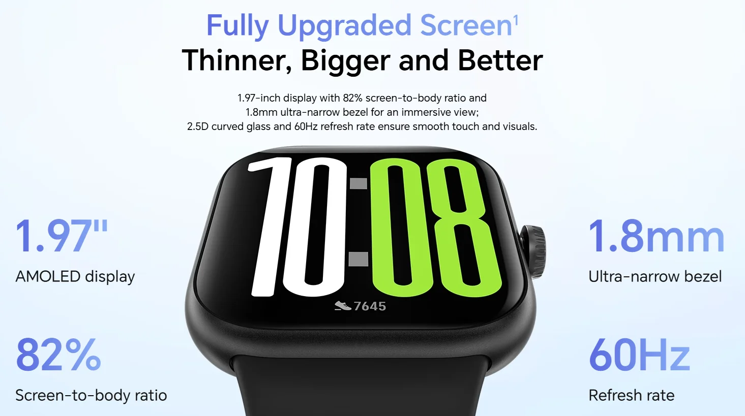 HONOR CHOICE INFOWEAR Watch 2 Pro 1,97" AMOLED-Display mit Schlankem Rahmen S Autonomes GNSS Unterstützt Barometer und Kompass – Detail 6