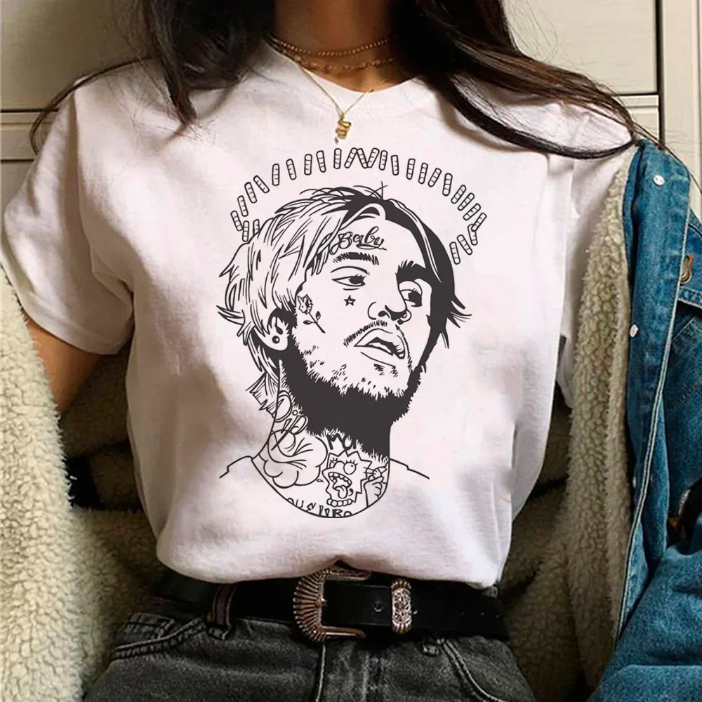 Love Will Tear Us Apart Lil Peep Printed Unisex T-Shirt Joy Division Rock Song Lyrics Shirt Cyberpunk Fan Gift Oversized T-Shirt