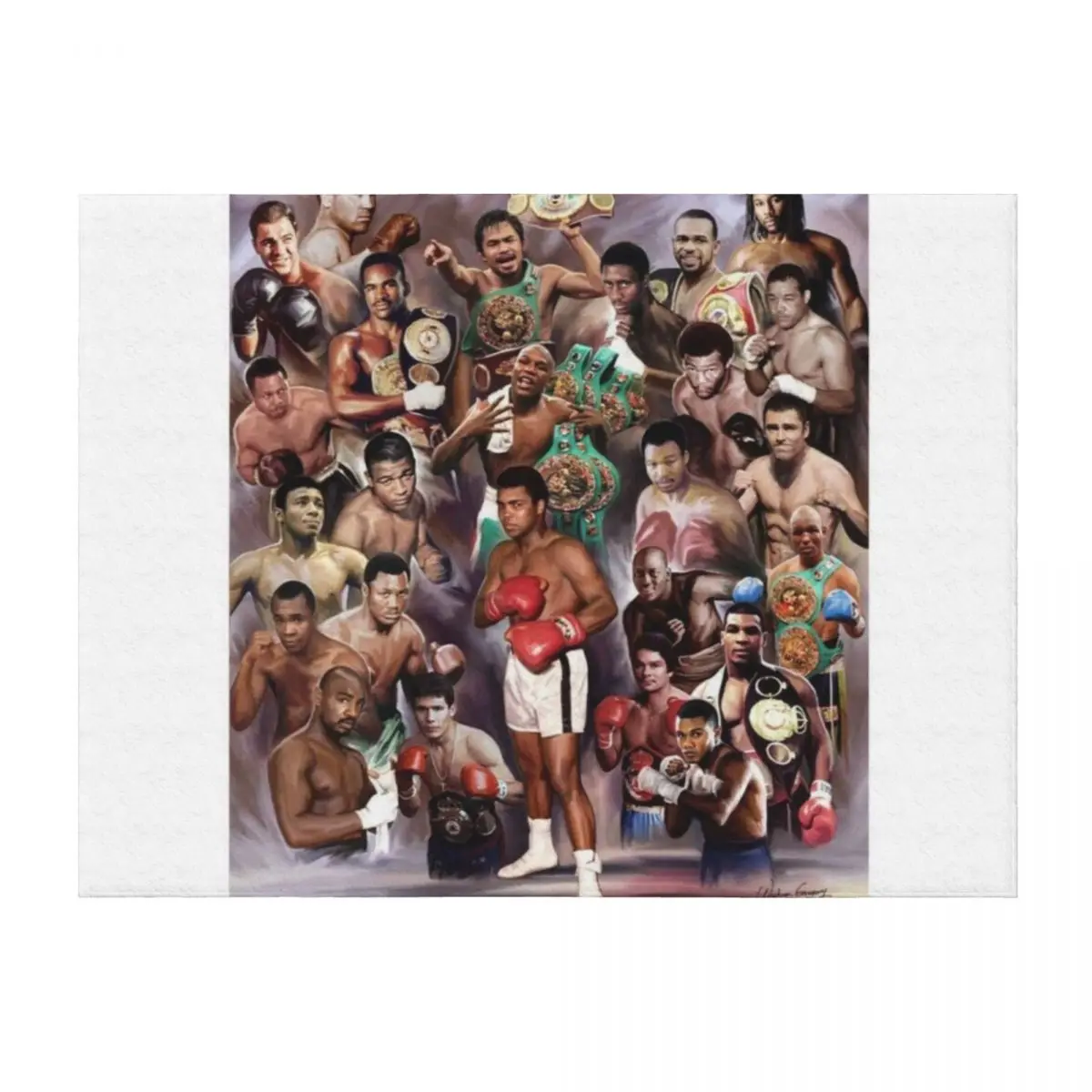 

Boxing Greats Throw Blanket valentine gift ideas Single Sleeping Bag Plush Blankets