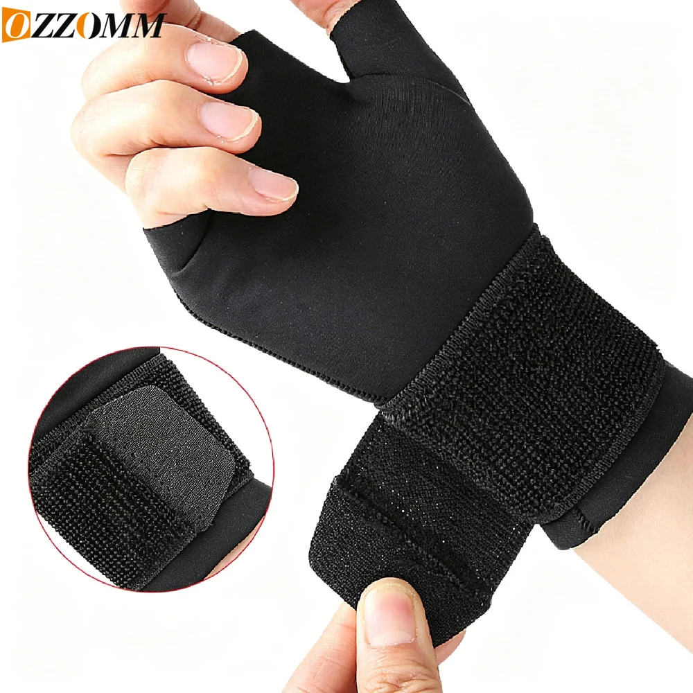 1PCS Breathable Wrist Stabilizer – Adjustable Thumb Cutout Support for Sprains, Tendonitis,Reversible Fits Both Hands for Tennis