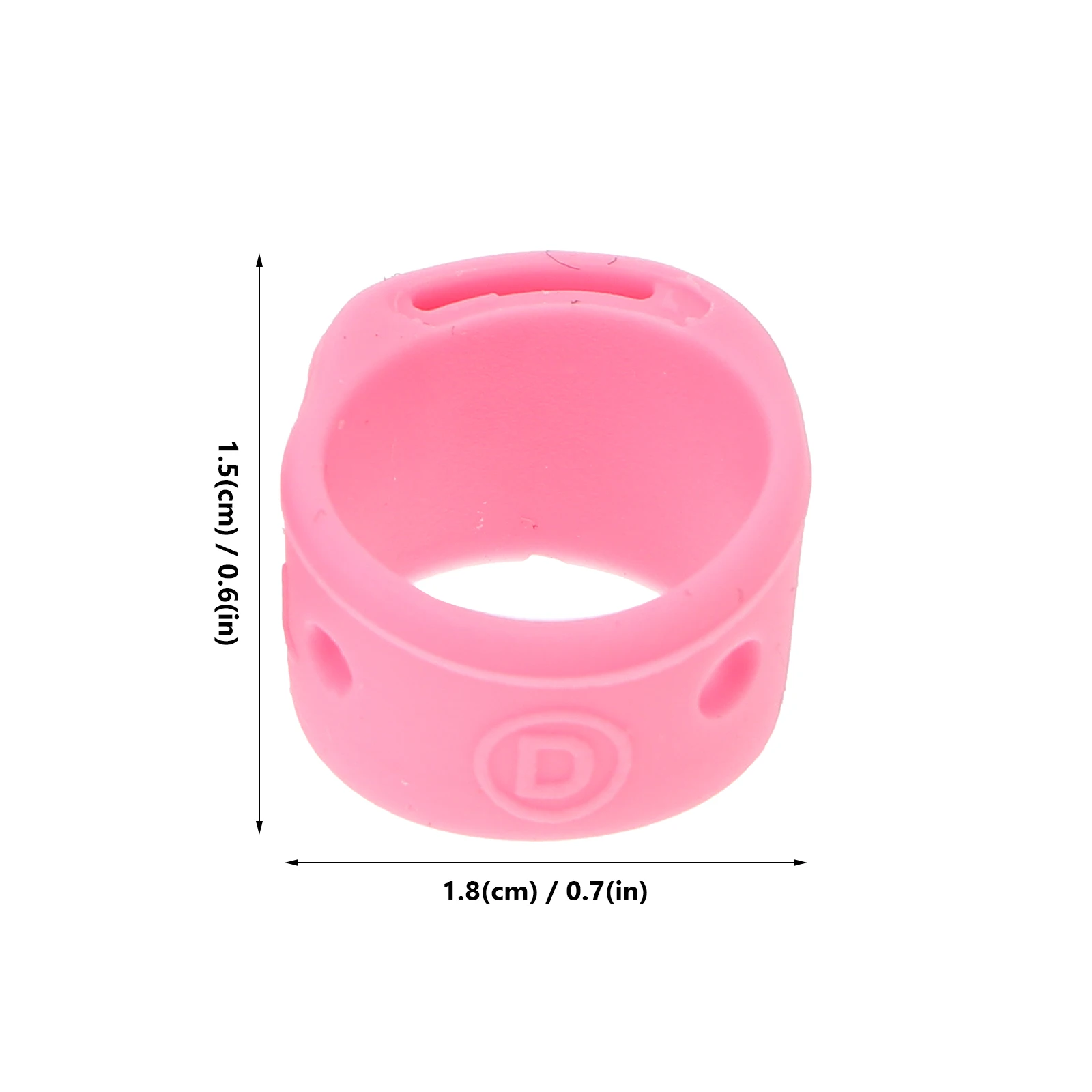 

8pcs Silicone Protectors Breathable Finger Covers Comfortable Practice Accessory For Learning Durable Nail Protection Ring