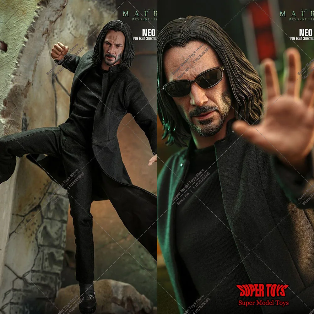 In Stock Original HotToys HT MMS657 1/6 Scale The Matrix Resurrections NEO Keanu Reeves 12inch Action Figures Full Set Model Toy