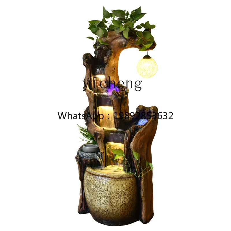 feng shui wheel rockery fountain living room creative ornament home decoration home decor
