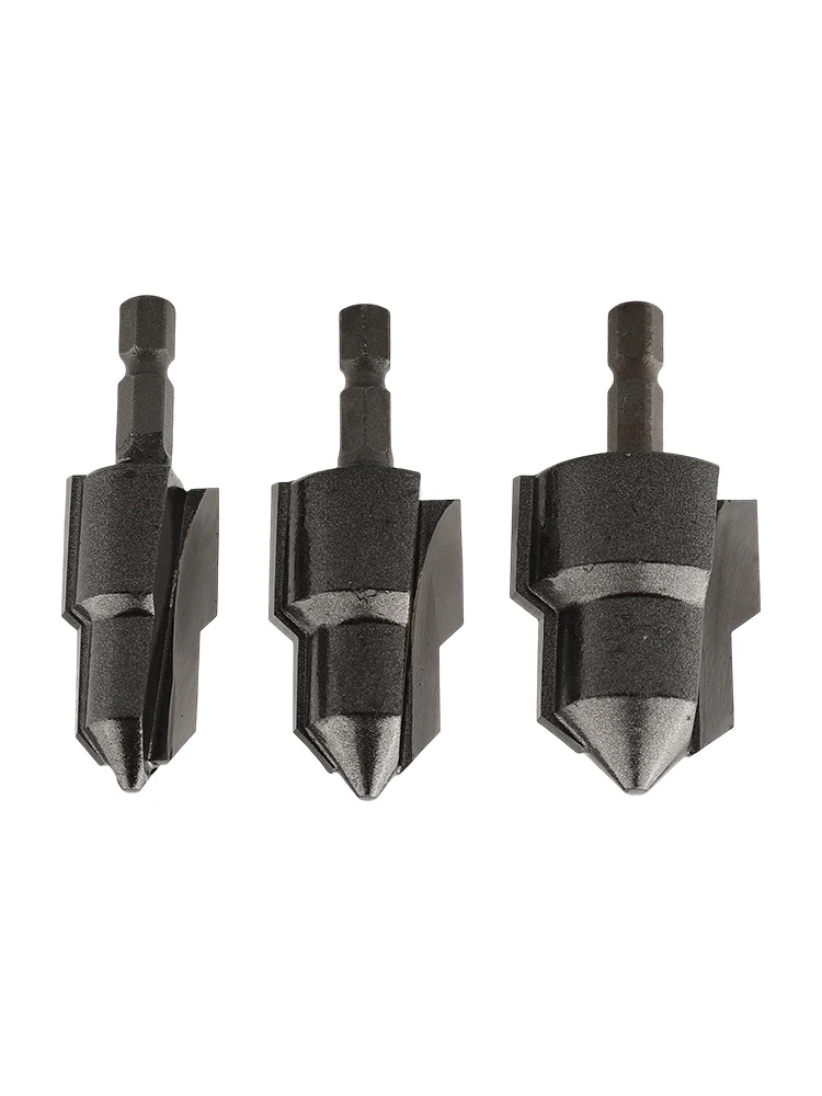 

PRACTICAL & RELIABLE Get the Job Done Right Every Time with This Essential Pack of Three HEXAGONAL Drilling Bits