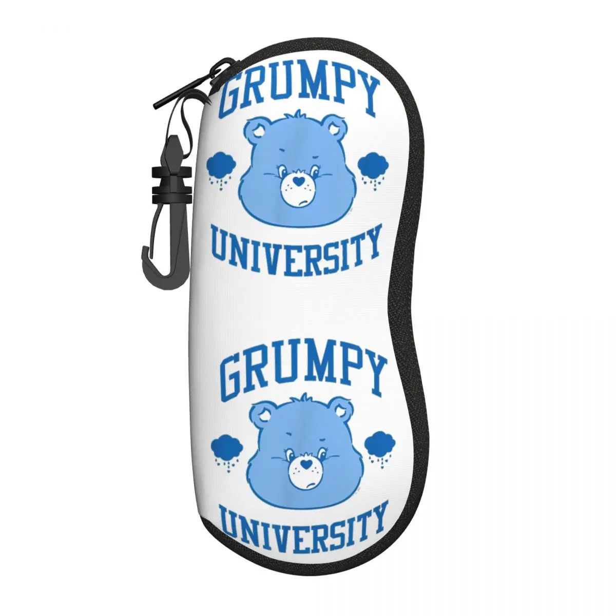 

Care Bears Grumpy University Glasses Case Unisex Lightweight Glasses Storage Box Office Eye Contacts Case