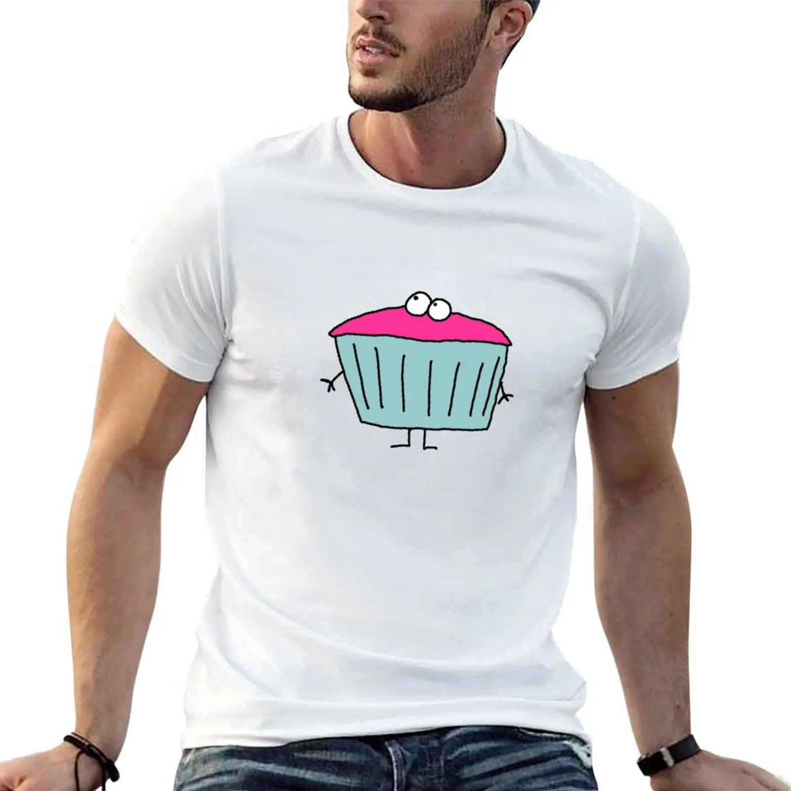 Cup Cake T-Shirt Christmas Casual Short Sleeve Top
