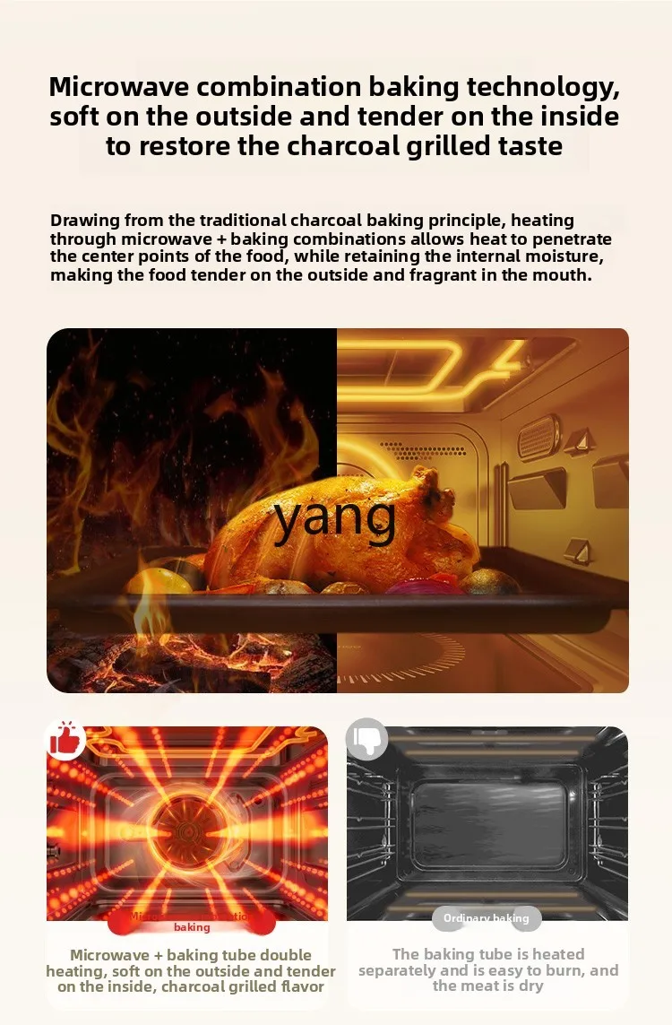 CX Mikrodampf-, Back- und Bratmaschine Haushaltsofen Desktop-Wasser-Mikrowellenherd