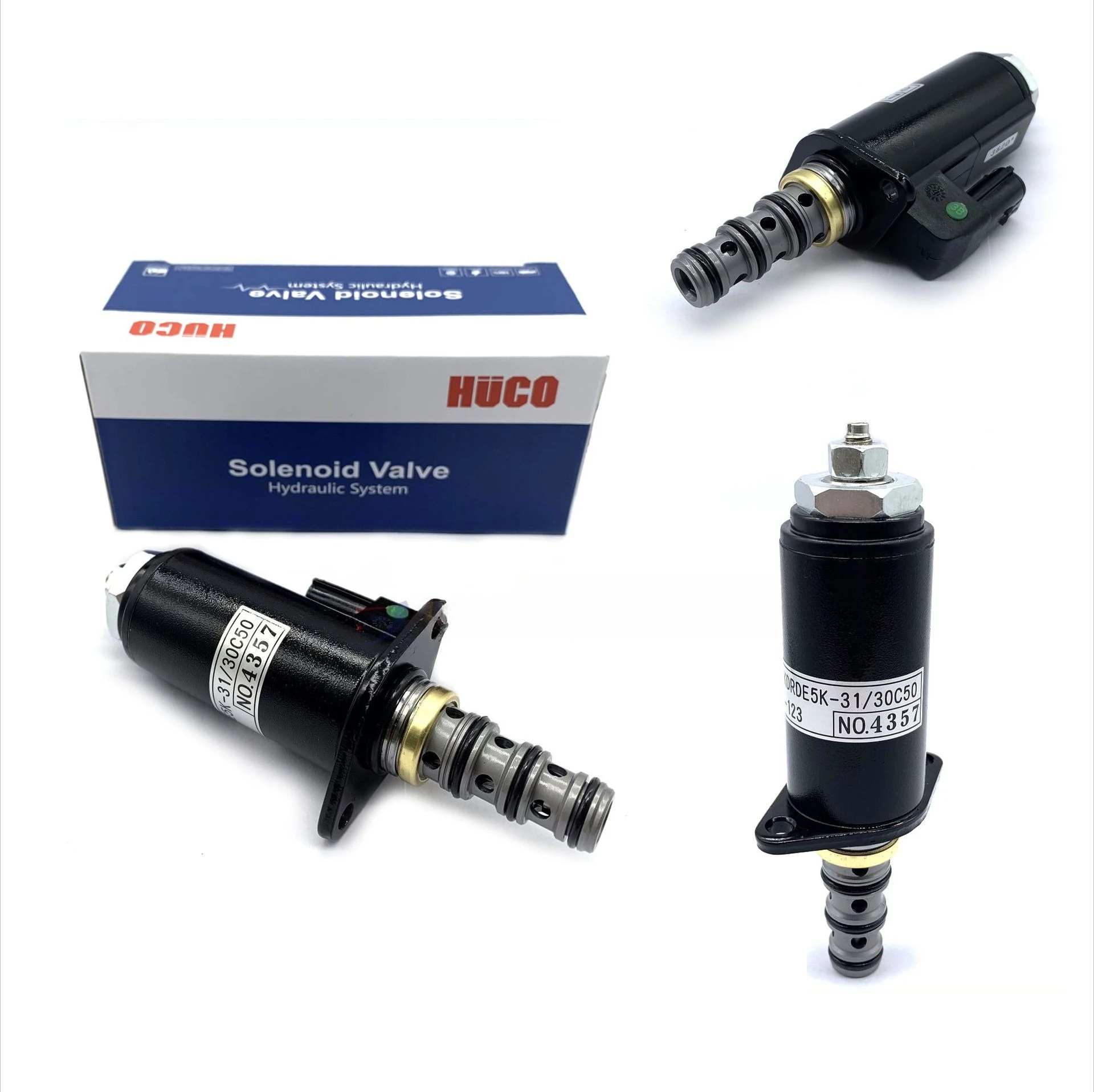 Excavator parts for Kobelco SK200-8 30C50-123 YN35V00052F1 hydraulic pump sole noid valve