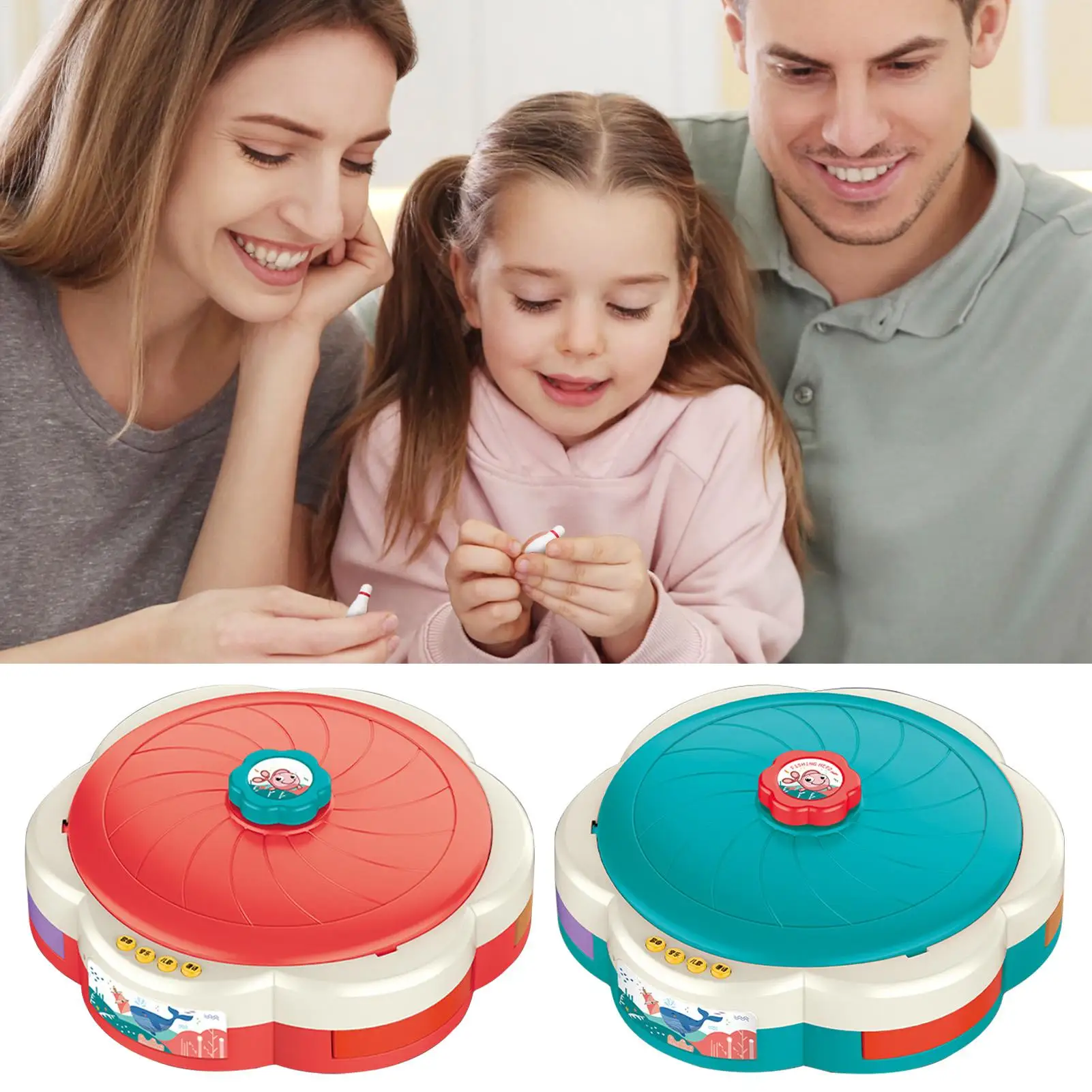 幼児用釣りゲーム 幼児用釣りおもちゃ ボードゲーム 音楽付き 親子絆学習活動 4-6歳用