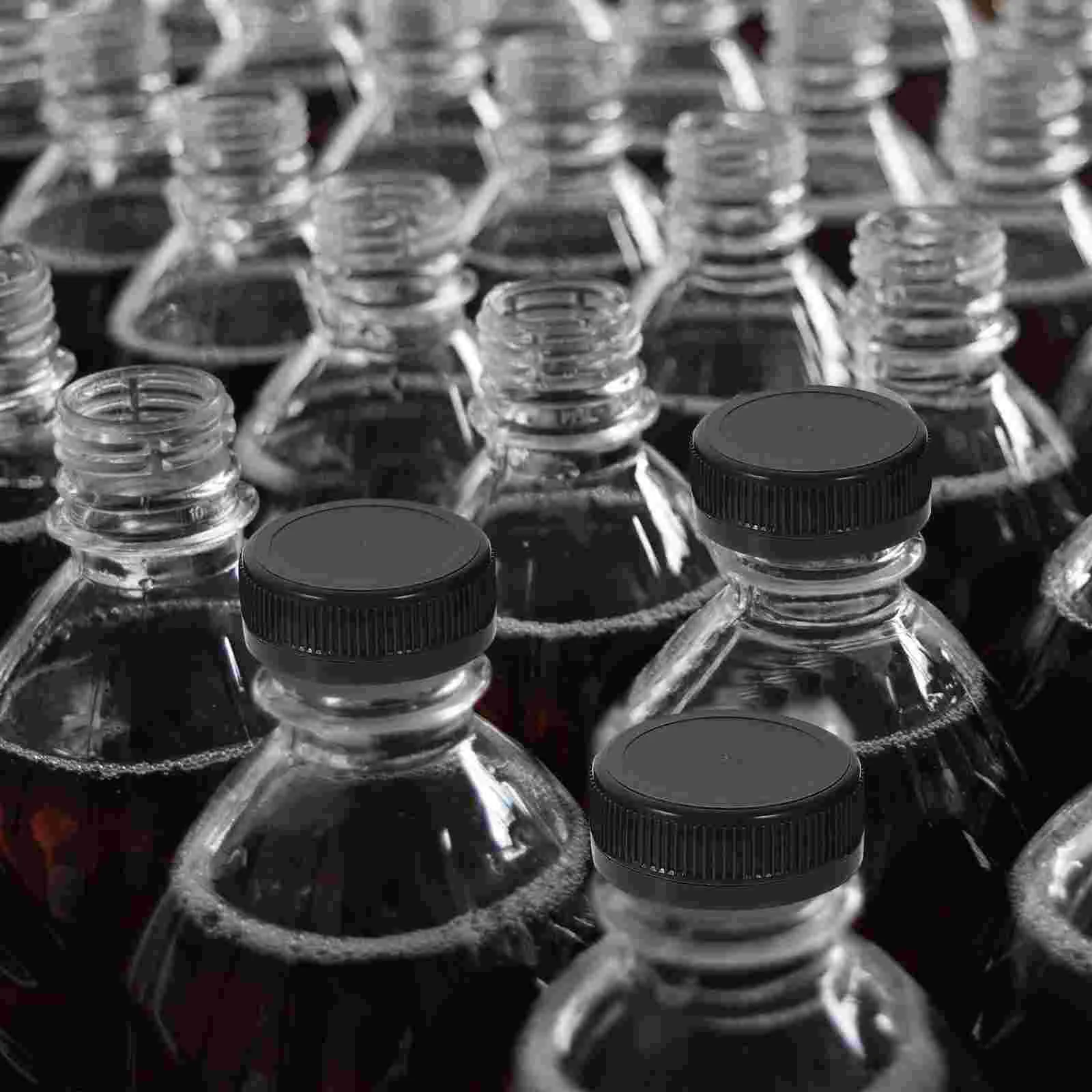 100 Pcs Plastic Bottle Cap Caps Handcraft Accessories Making Kids DIY for Materials Sealing Lids Bottles