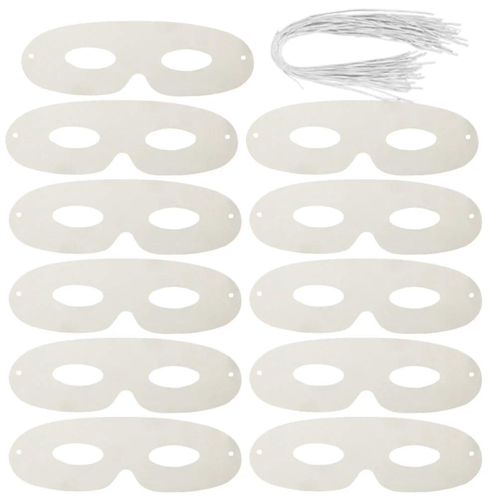 40sets DIY Masker Themafeest Maskerade Maskers Cosplay Halloween Wit Ambachten Maken Kit Voor Papier Uniek