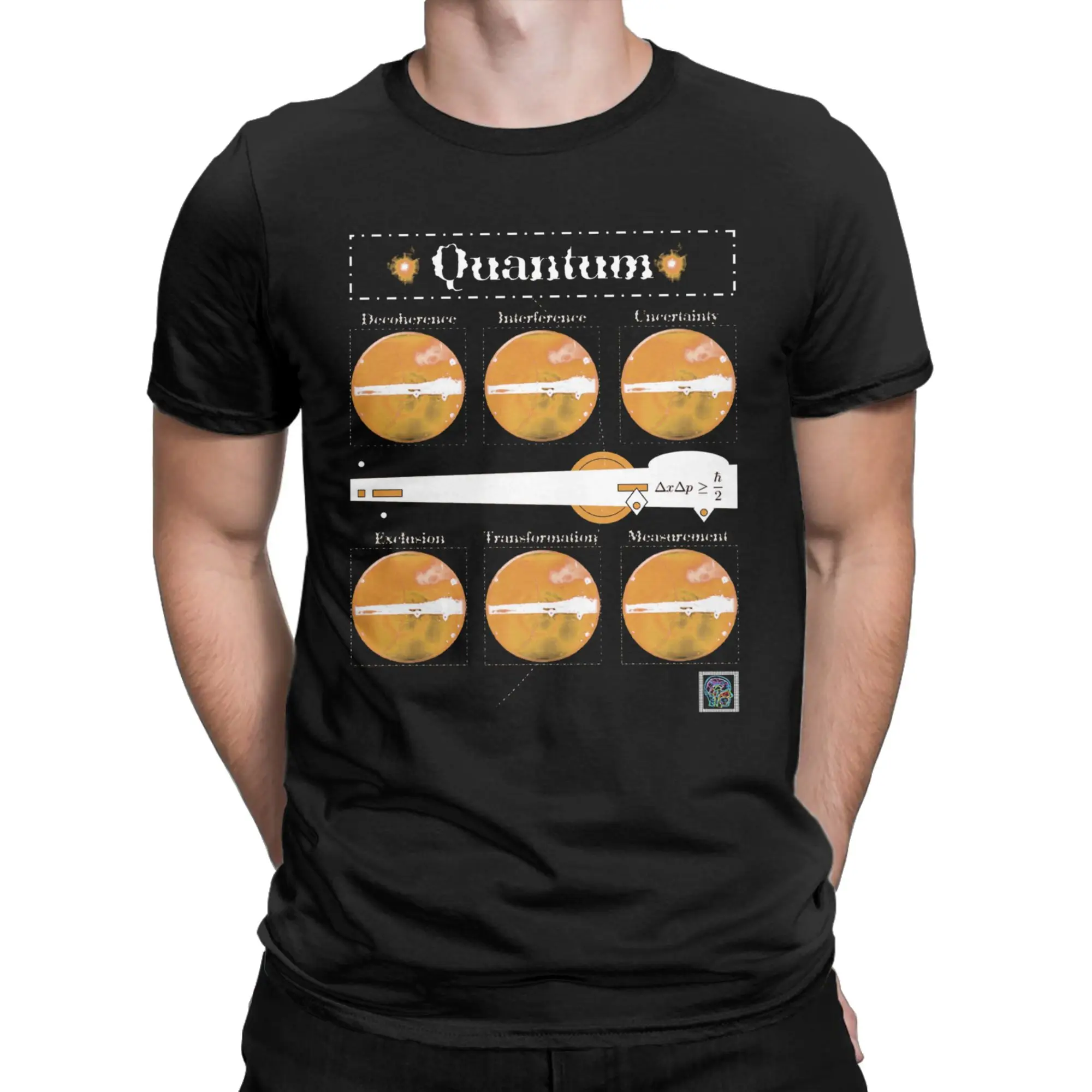 Sheldon Wears Quantum Mechanics T Shirt Men Cotton Funny T-Shirts Physics Science Geek Nerd Tees Short Sleeve Clothes New