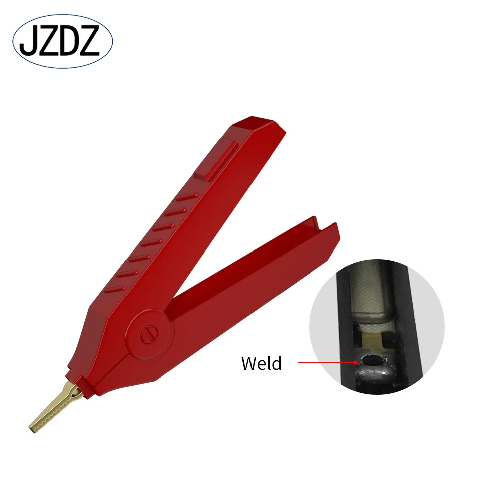 JZDZ Kelvin 91mm Alligator Clip Gold Plated Copper LCR Test Clip SMD LCR Metal Low Resistance for Precision Instrument J.60035