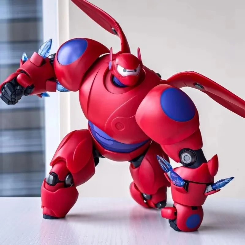 En Stock tout nouveau véritable Big Hero 18 cm série Baymax assemblé modèle figurine charme à collectionner cadeau série ornements