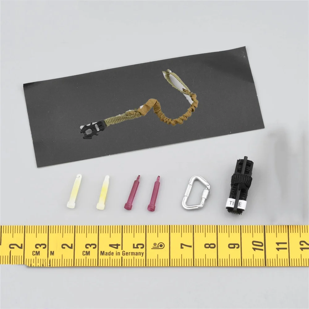 Easy&Simple ES GA1008 Soldier Doll Man Call Action Figure Duty Mini Helmet with 4 Eye Night Vision Toys Model For 12" Figure 1/6