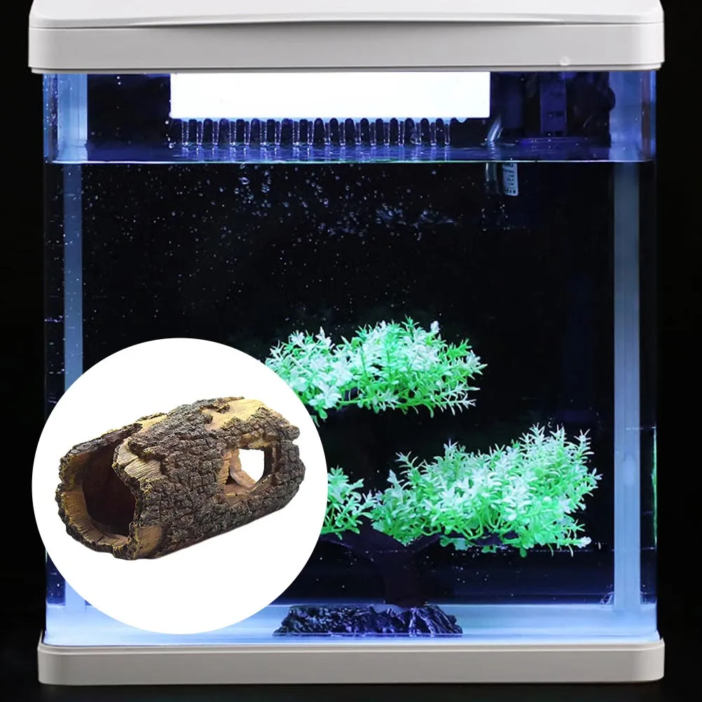 

Shrimp Hideout Cave Reptile Tank Accessories Aquarium Decorations Fish Supplies