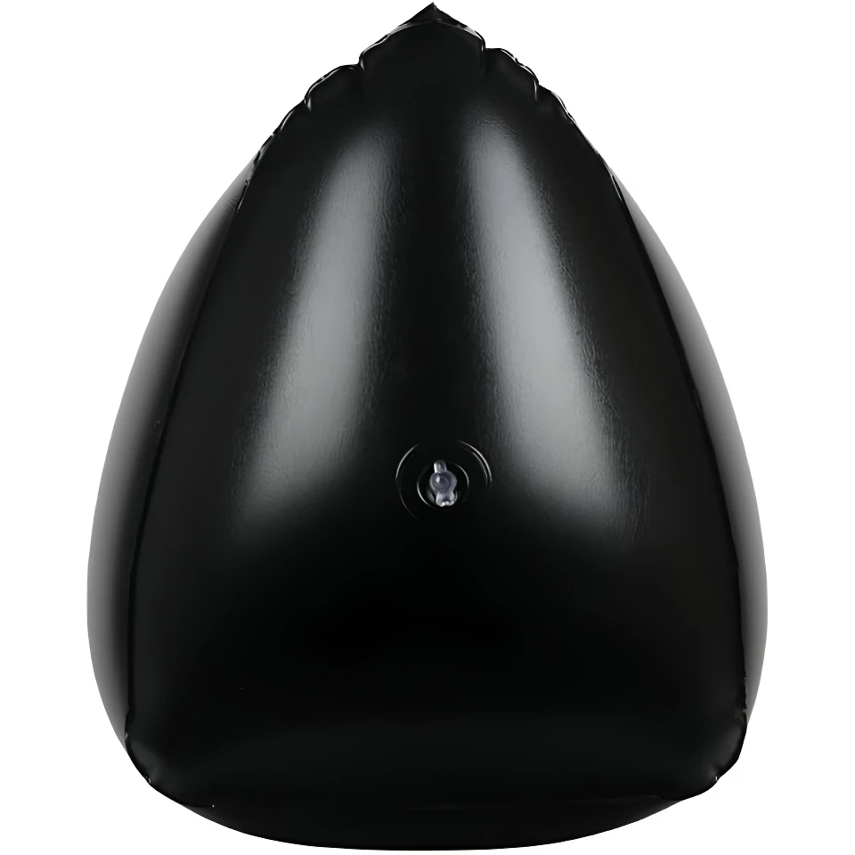 2pcs Open Leg Wedge Cushion Inflatable Cat Ear Pillow PU Leather Furniture Couples Bed Rest Travel Sleep Body Aid Support