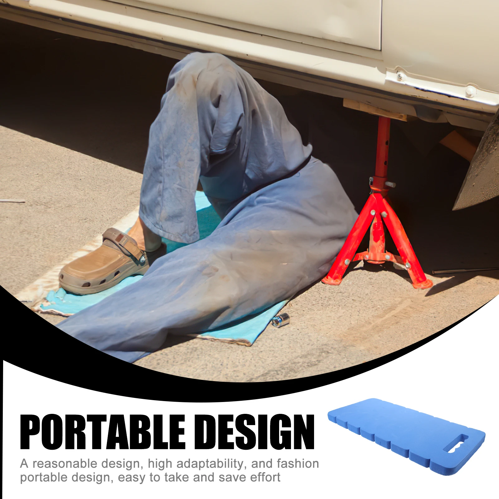 

Lightweight Knee Pad Cushion Durable Multifunctional Protective Kneeling Mat for Gardening Painting Carpentry