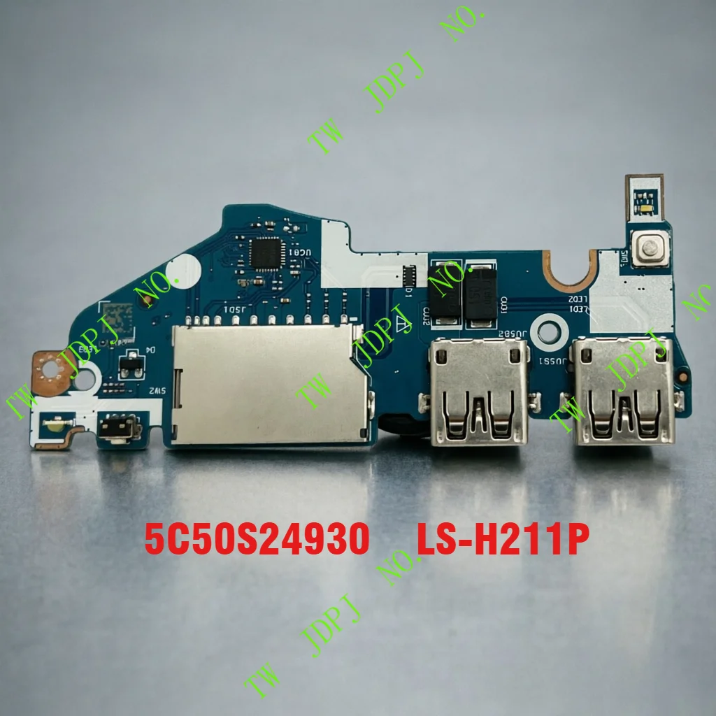 PJSE For Lenovo IdeaPad S340-14API 81NB Laptop USB Power Supply Switch Board 5C50S24930 LS-H211P Replacement Part