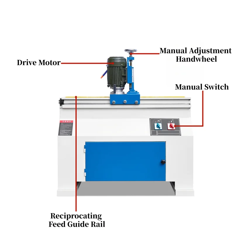 Manual knife sharpener for woodworking and printing industry, with accurate control, high efficiency and reliability