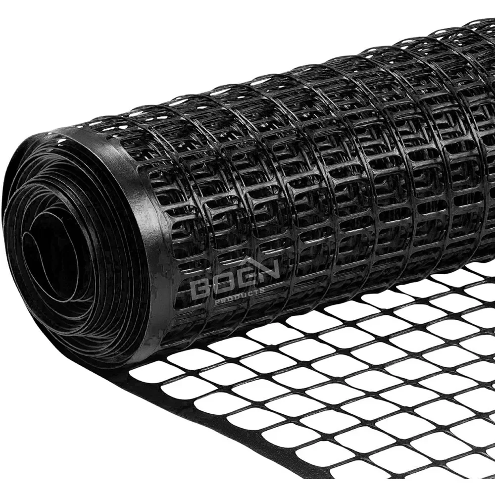 

Garden Netting Black Plastic Mesh 4' X 100' Fences for Outdoor Garden Border Privacy Fence Buildings Free Shipping