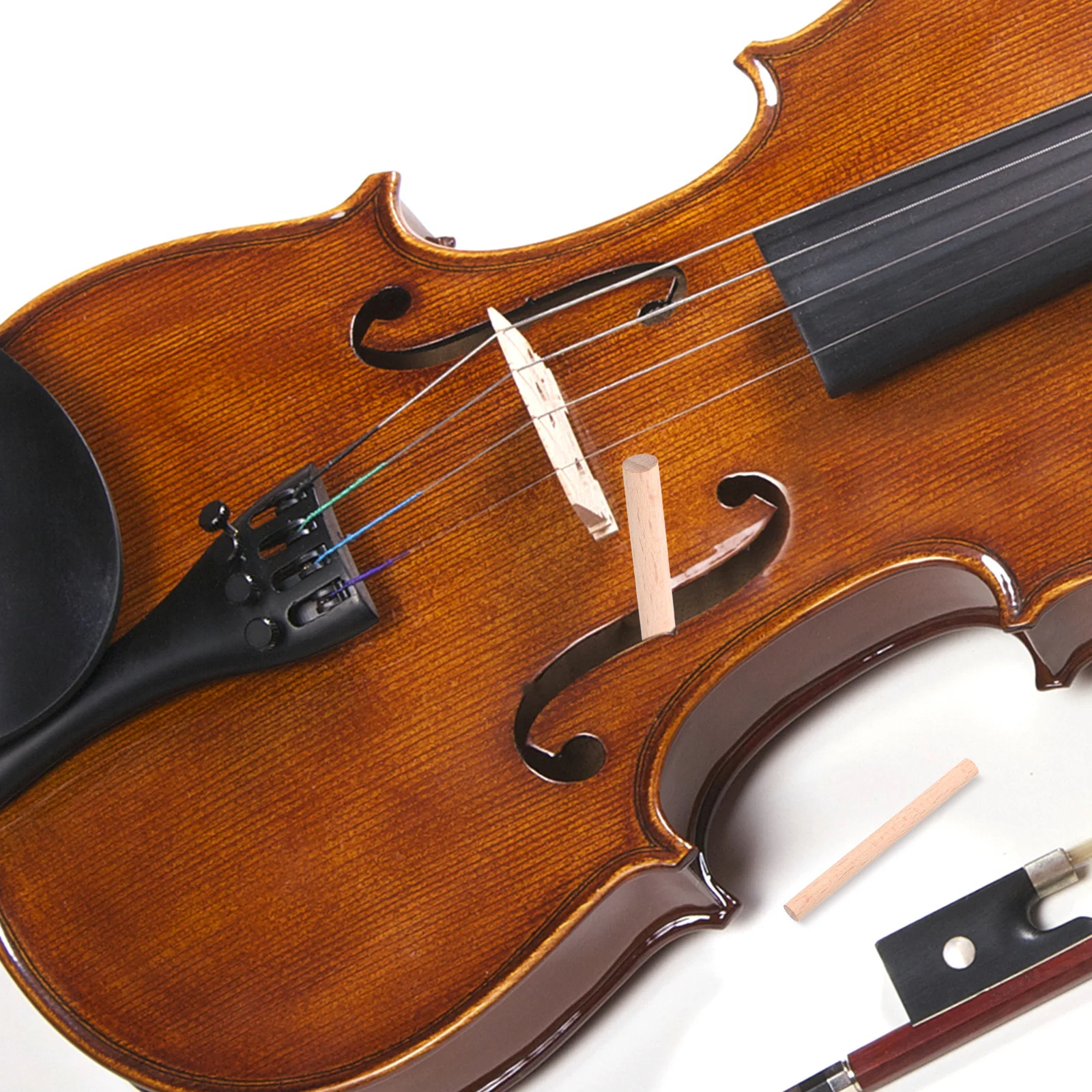

10 Pcs Violin Accessories Acoustic Professional Sound Column Cello Soundpost Viola Instrument Wood Solid