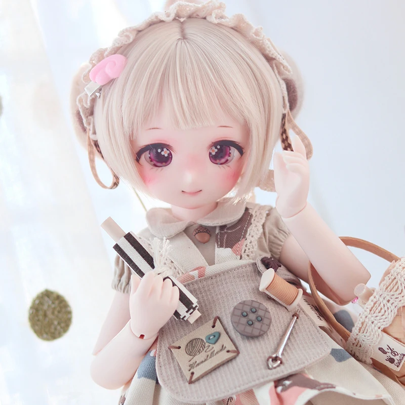 

New dolls toy 1/4 BJD/SD Smile Ruby Rabbit Doll For Baby Girl Birthday Gift Present Available Makeup