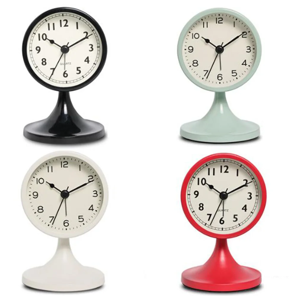 Bedroom Decor 8*8*12.6cm Metal Kids Alarm Clock Charming Decorative Alarm Clock Kids Clock Luminous Alarm Clock