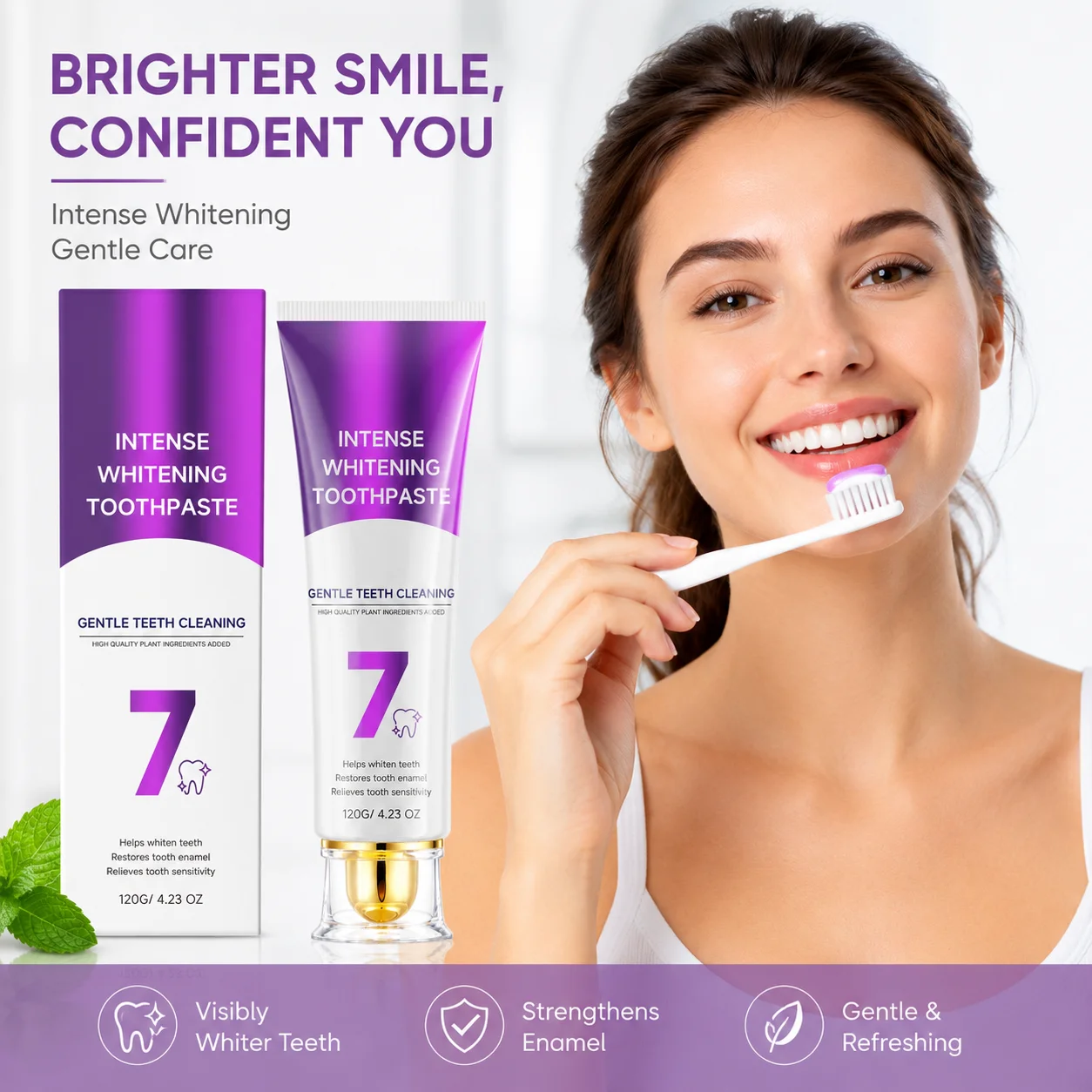 Ultra-Deep Intensive Toothpaste With Nano Hydroxyapatite Deep Cleaning Remove Teeth Stain Prevent Cavity Whitening Toothpaste