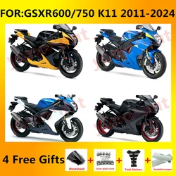 GSXR 600 750 2011 - 2024 K11 gsxr600 gsxr750 2012 2013 2014 2015 풀 페어링 키트, 오토바이 차체 페어링 키트 zxmt에 적합