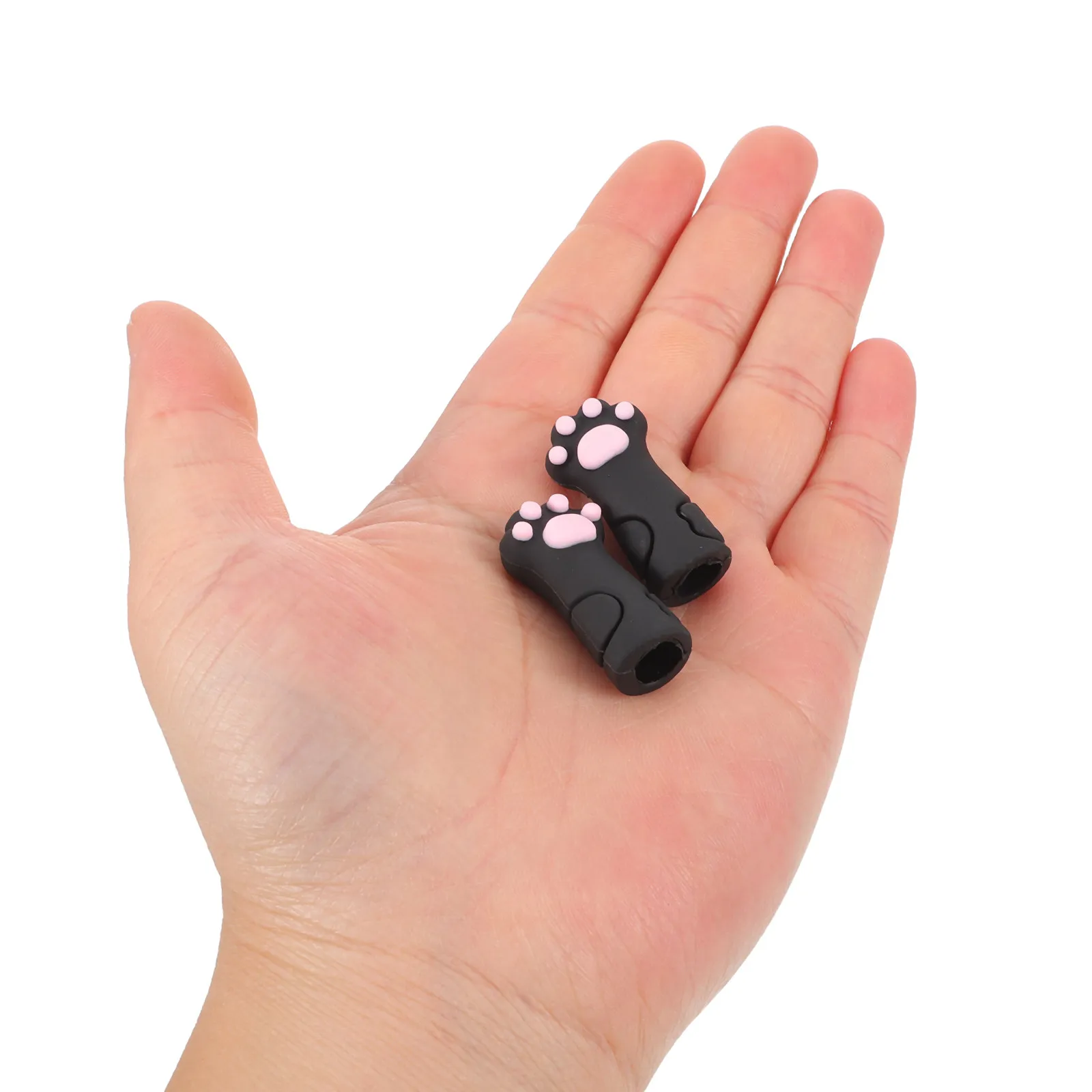 

10Pcs Silicone Manicure Tool Covers Cat Paw Protective Nipper Sleeves Nail Cuticle Scissors Pedicure Tweezers Protective Caps