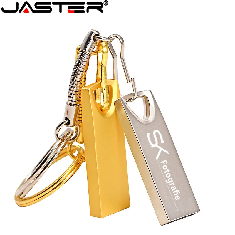 

Metal USB 2.0 Drive original memory USB stick hot sale pendrive 4G/8G/16G/32G/64G/128G (1 PCS free LOGO)U disk Creative gift