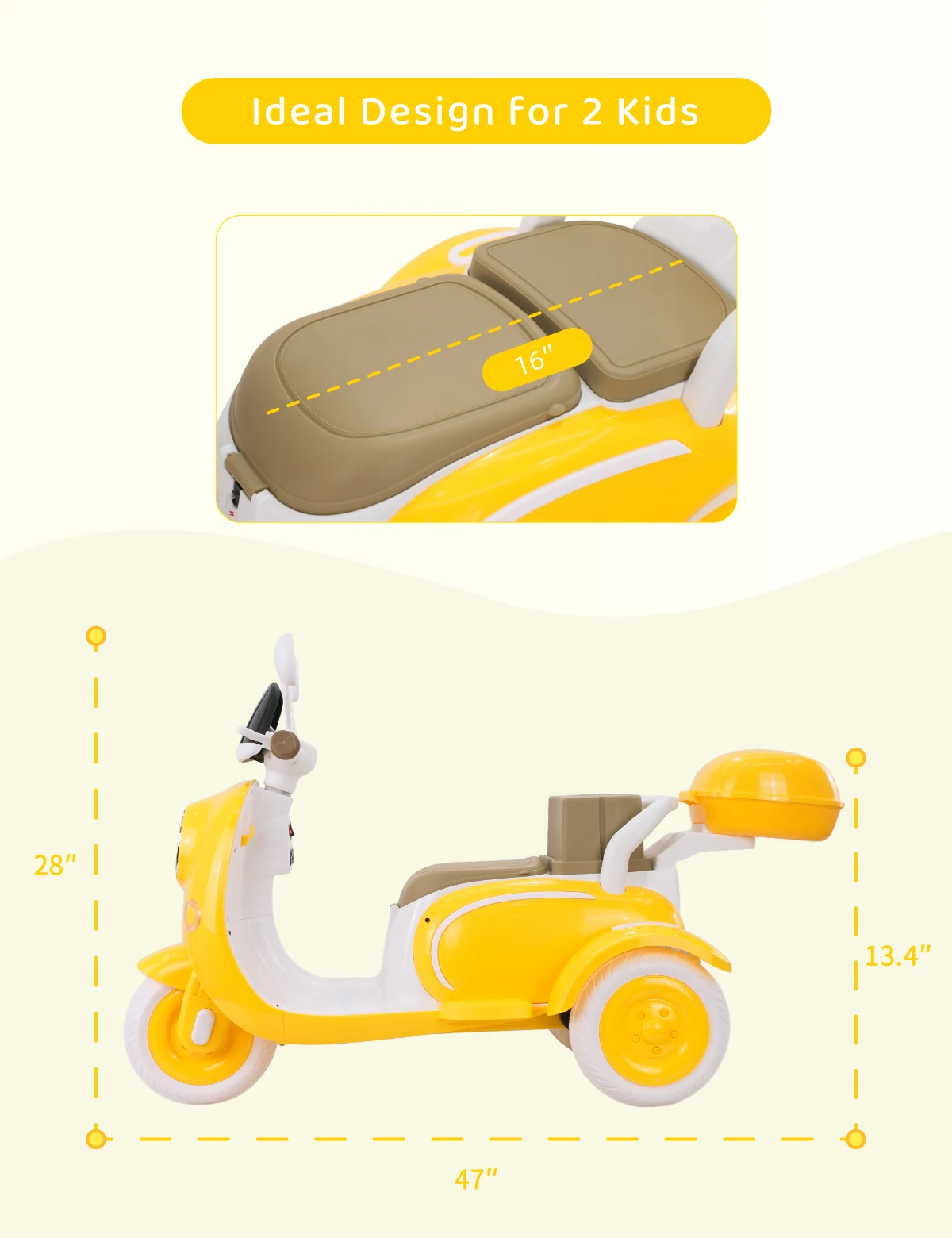 دراجة نارية كهربائية للفتيات، دراجة نارية كهربائية للأطفال، ركوب 3 عجلات 12 فولت على سكوتر للأطفال، دراجة نارية للأولاد والبنات