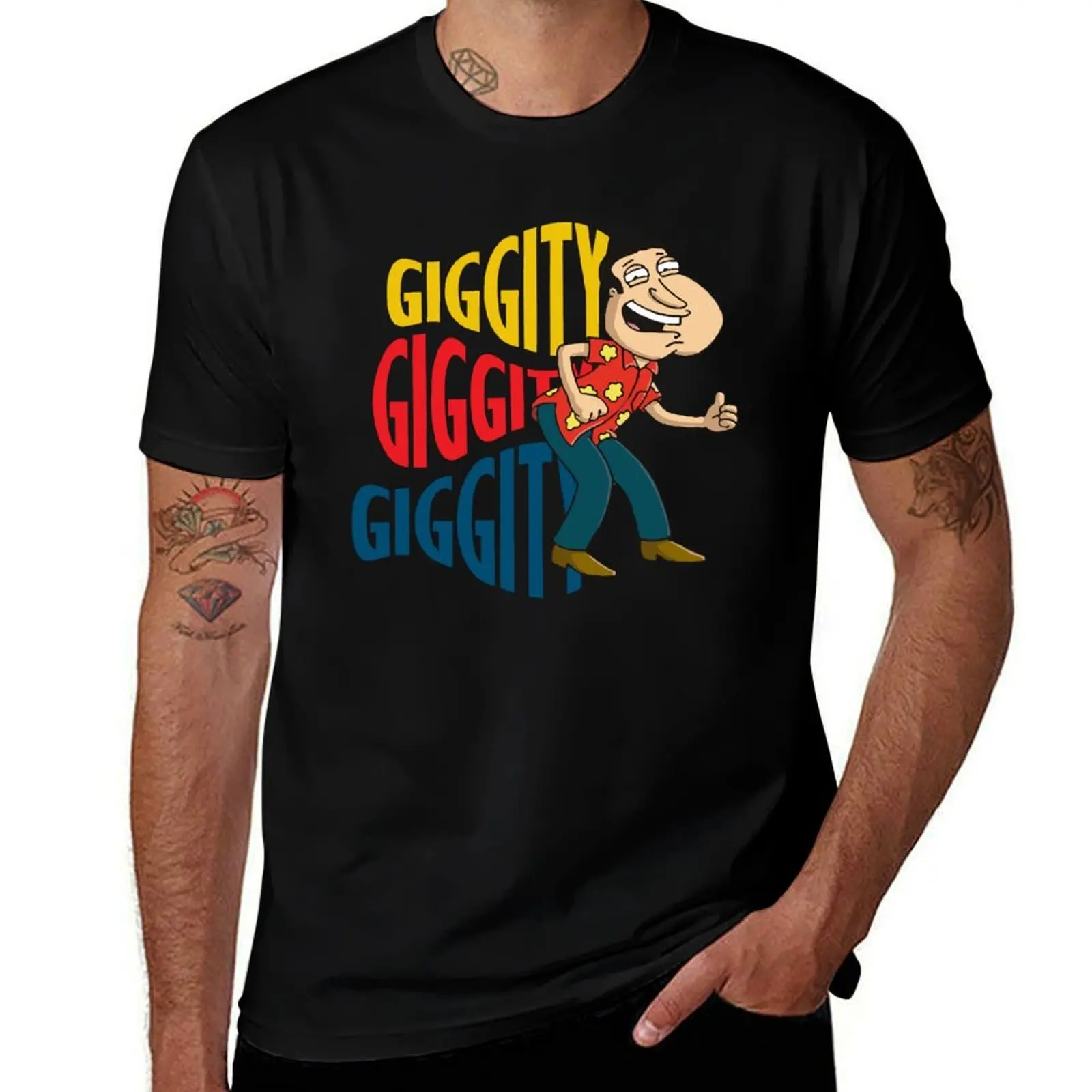 

Quagmire Giggity Giggity Giggity T-Shirt Soft Durable Cotton T-Shirt