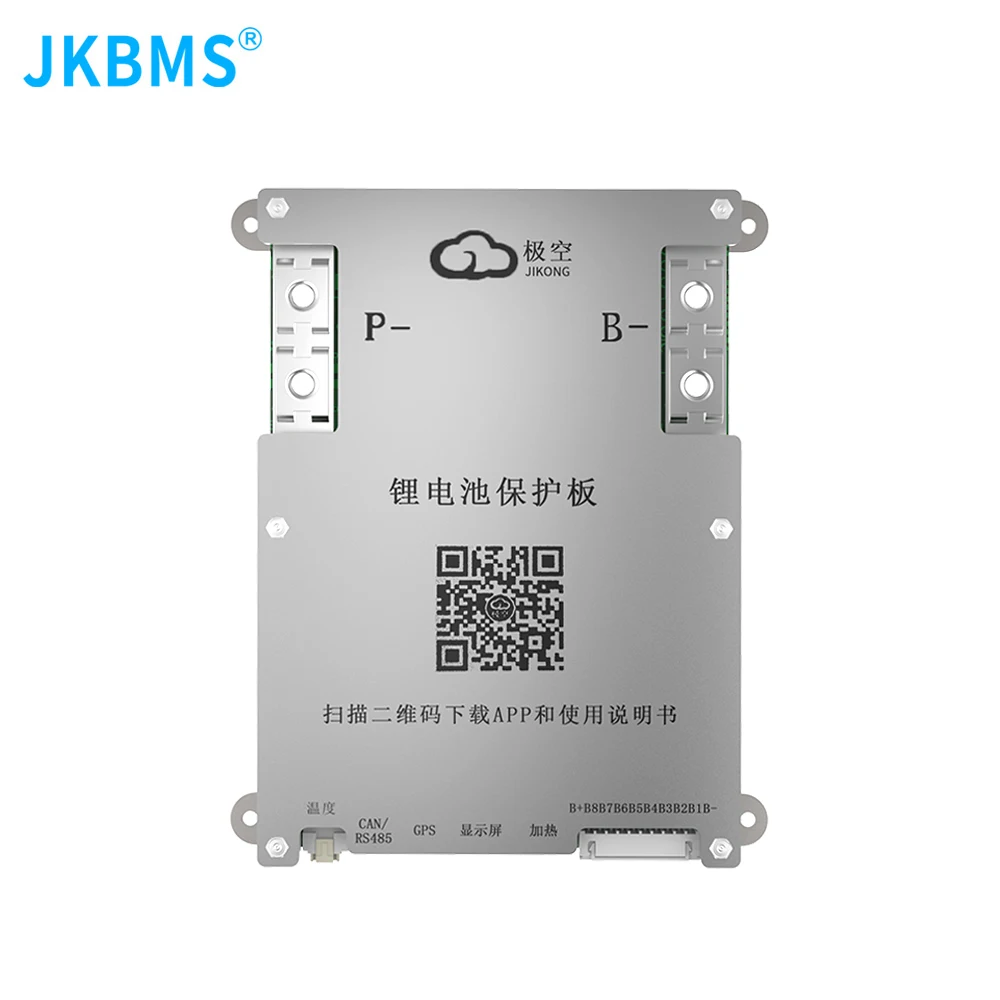 JK BMS equilibrio activo Bms 4S 8S 12S 13S 14S 16S 17S 20S 24S Bms inteligente 60A 80A 100A 150A 200A 600A Lifepo4 Li-Ion Lto batería