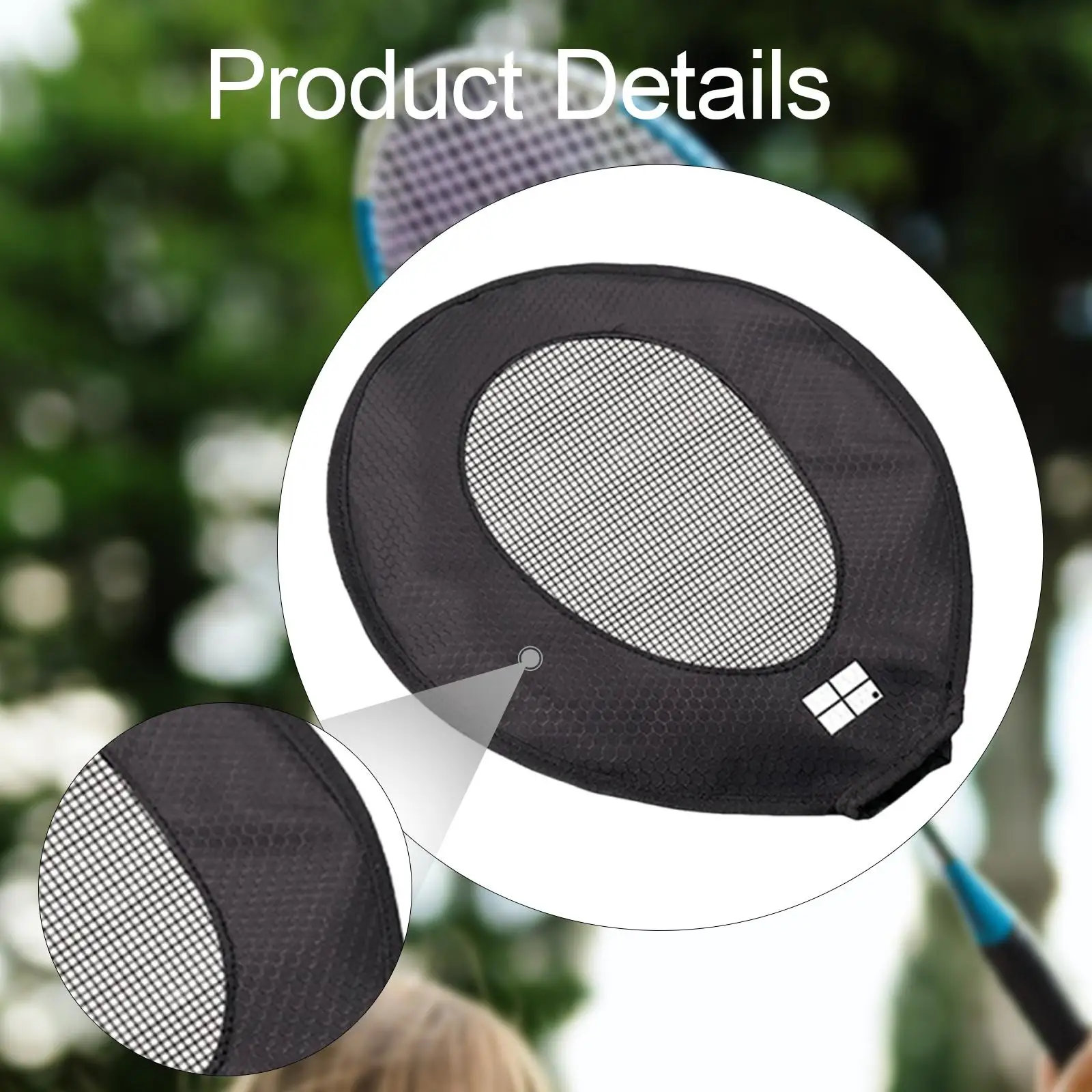 غطاء تدريب مضرب كرة الريشة يحسن قوة الساعد غطاء رأس المضرب المحمول للبالغين المبتدئين في الهواء الطلق ممارسة الرياضة