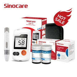 Sinocare Sannuo GA-3 Glucometer Diabetes Blood Glucose Meter or Test Strips Lancets Glm Medical Blood Sugar Diabetes Tester