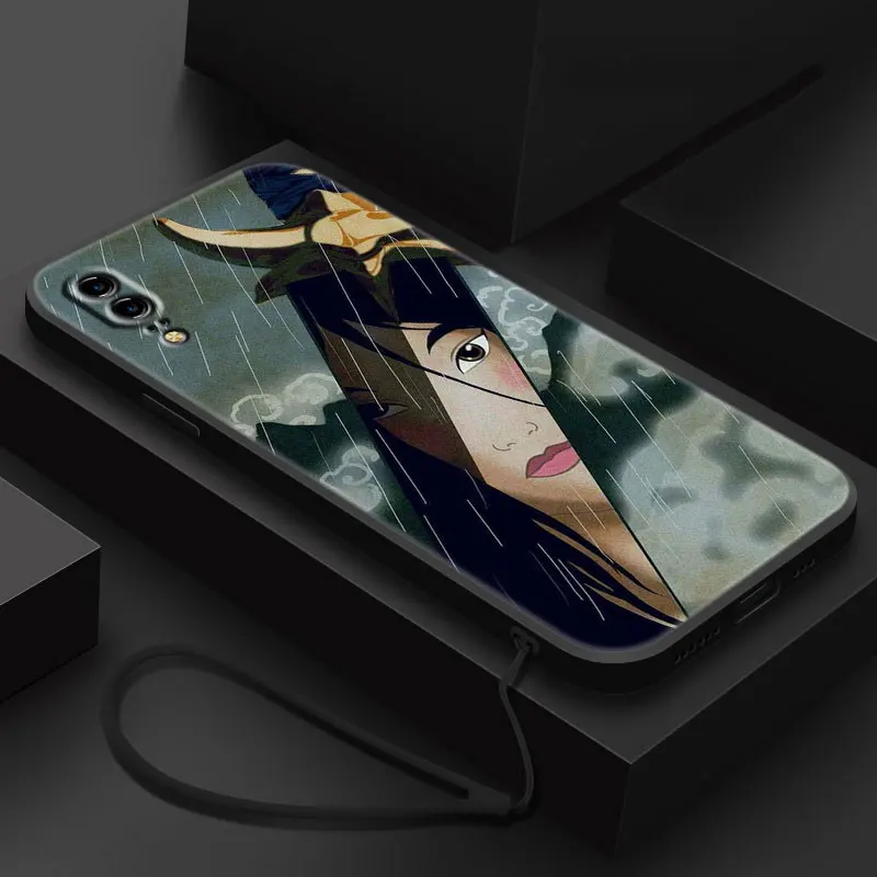 Disney Princess Mulan Case For Huawei P Smart Z S 2021 2020 2019 2018 P50 P40 P30 P20 Pro P10 P9 P8 Lite 2017 5G Black Soft