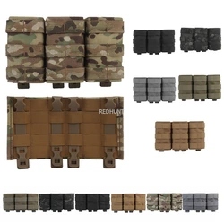 Molle Combat Bag Vest Mag Pouch Pack Fast Cartridges Clip Ammunition Carrier Ammo Holder Tactical Mag 7.62 Triple Magazine Pouch