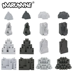 Marumine MOC Bricks Accessories Rock Panel Rockery Mountain 47847 23996 6082 6083 DIY Construction Building Blocks Parts Pieces