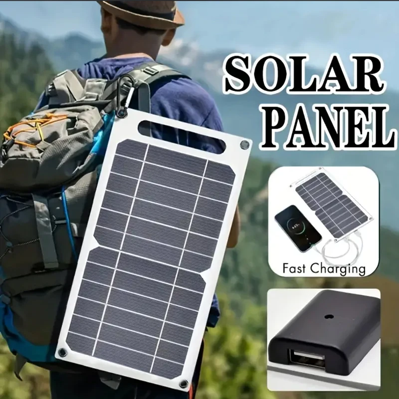 40W portable solar panel with USB interface design and 5V output solar power bank suitable for various outdoor activities