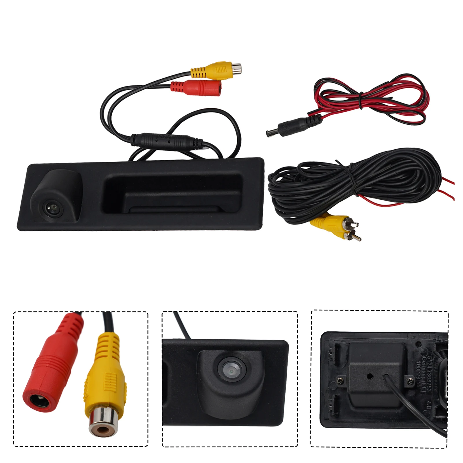 12V Backup Camera for BMW 5 Series For F10 F11 F07 and 3 F30 F31 F34 with 170 Wide Angle Lens 1280x720 Resolution Digital Video