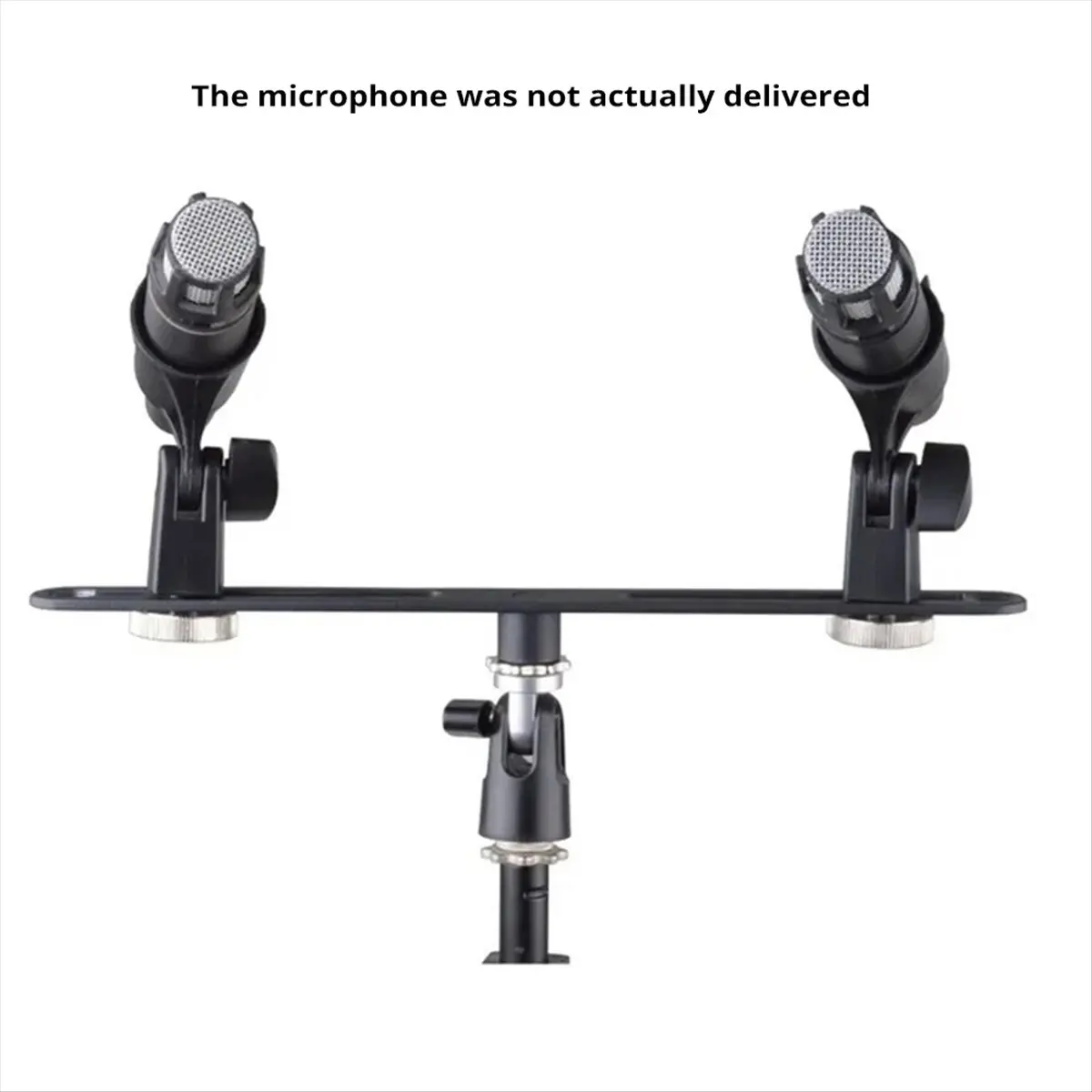 A59E For MAS020 Double Microphone Stand Stereo Recording Dual Microphone Stand