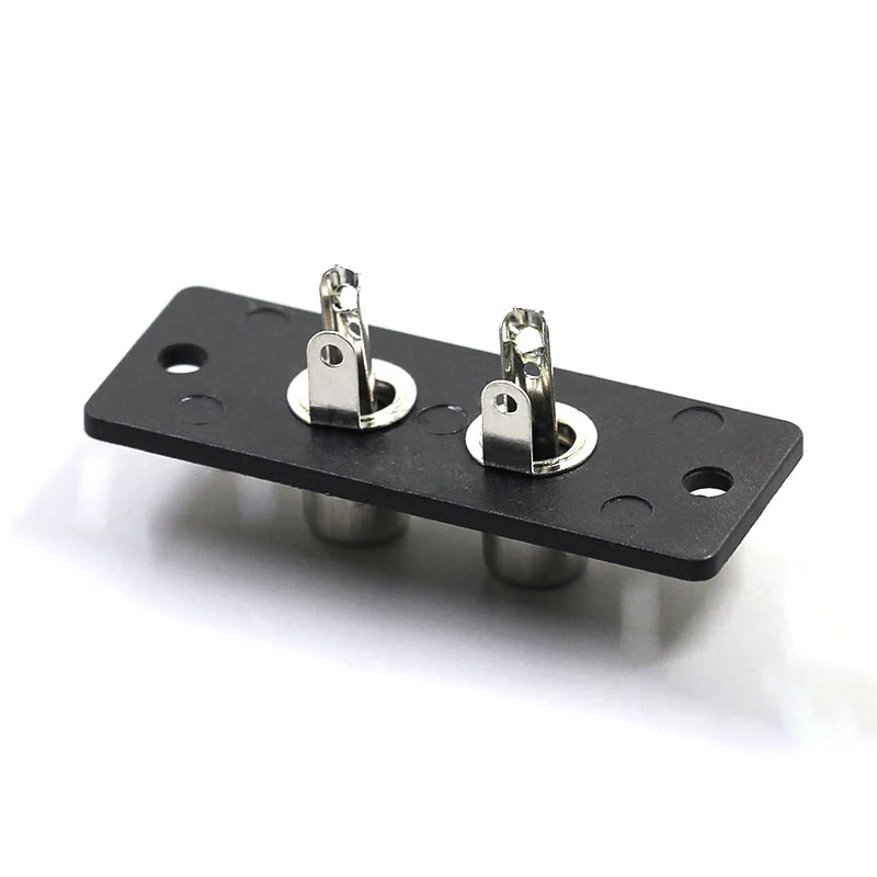1/5/10PCS Two-core RCA phono socket female jack audio AV female connector amplifier speaker wiring socket 2-pin