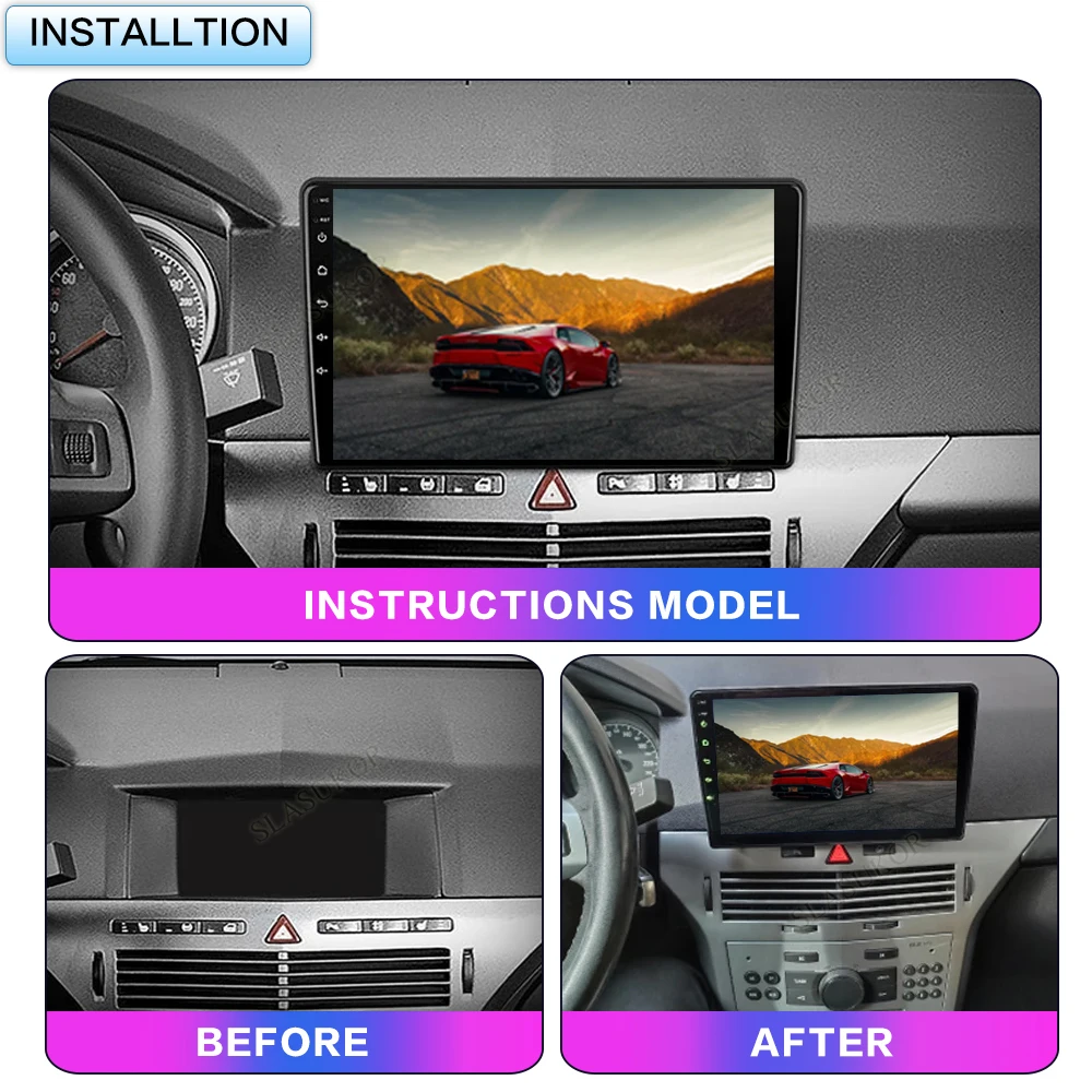 9 inch for Opel Astra H 2004 2005 2006 2007-2014 Android car radio multimedia car audio stereo player navigation system