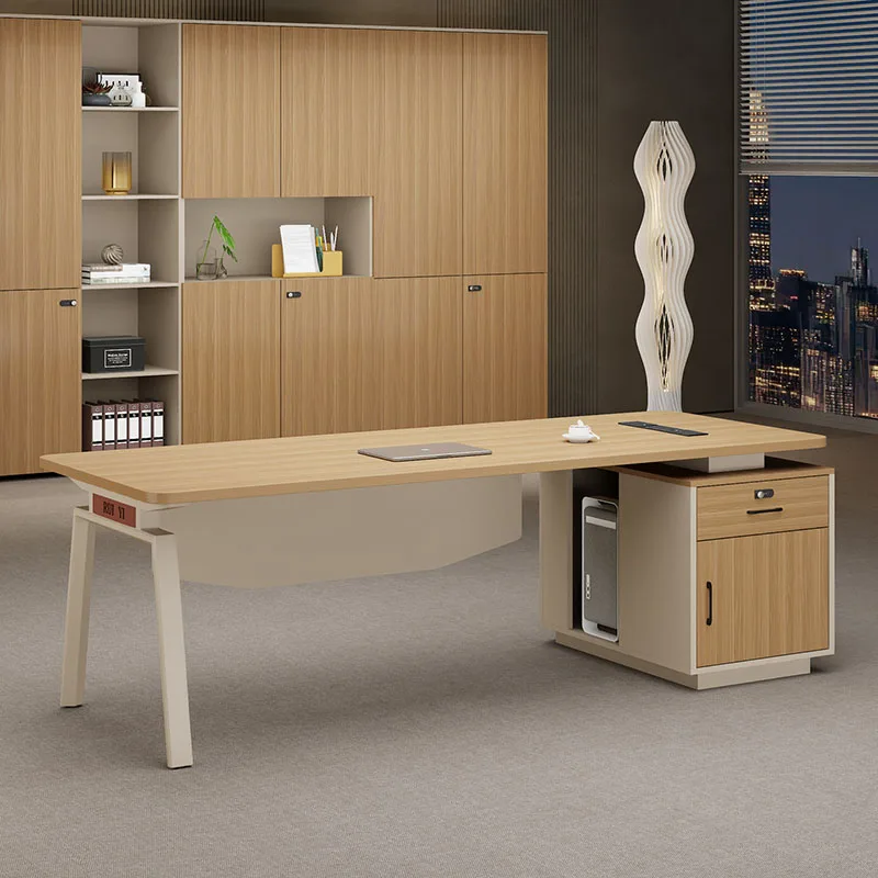 Executive Wooden Office Desk Study Modern Computer Decoration Luxury Office Desk European Aesthetic Tavolino Salon Furniture