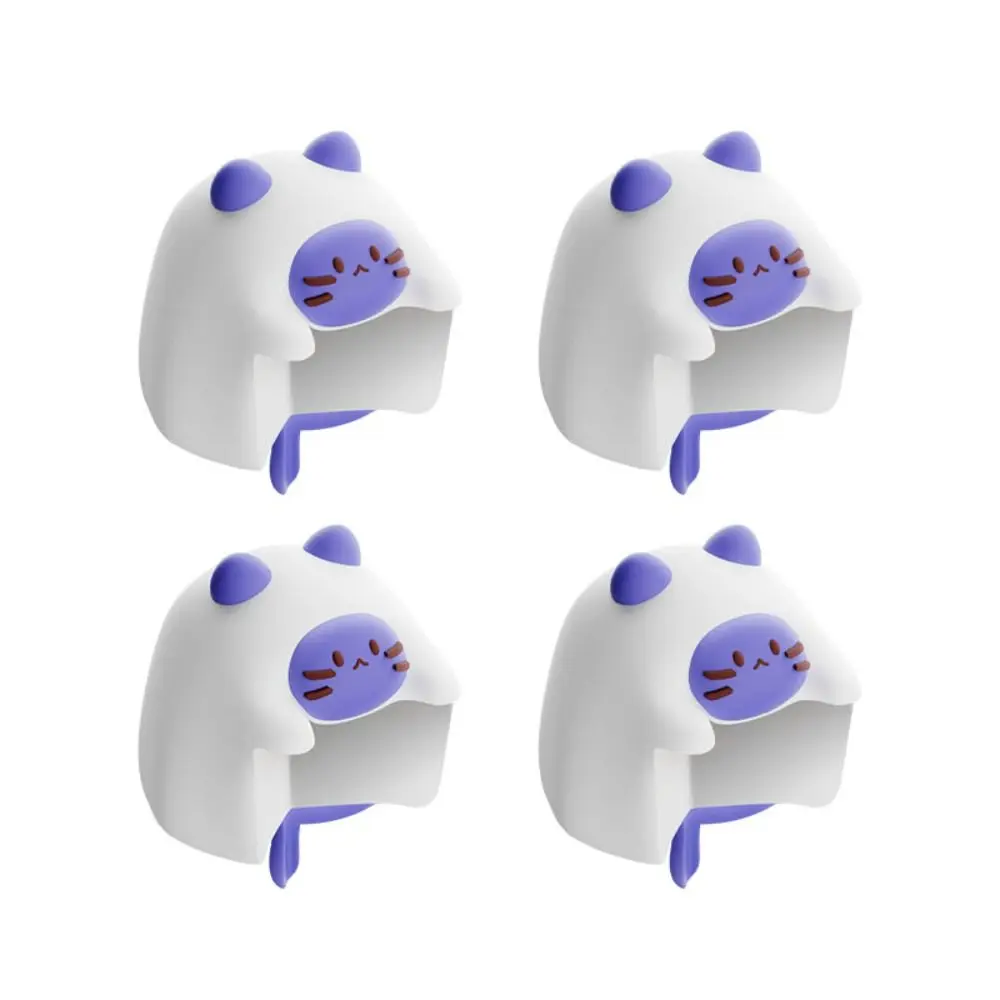 ตัวป้องกันมุมโต๊ะรูปตัว T ลายการ์ตูน 4 ชิ้น ป้องกันขอบโต๊ะแบบติดเอง วัสดุ PVC นุ่ม