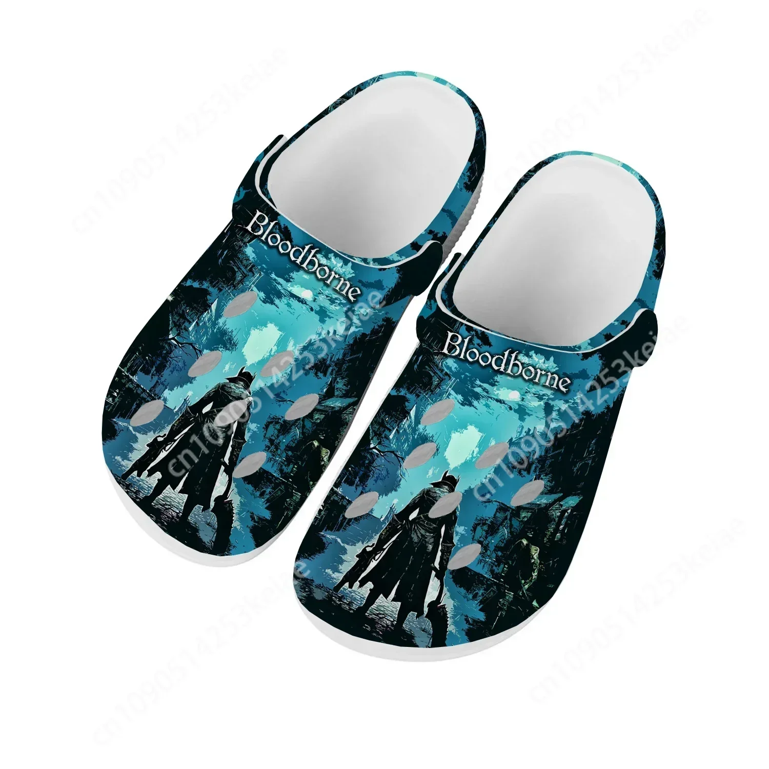 Bloodborne Home Clogs Hot Cartoon Game Mens Womens Youth Boys Girls Sandals Shoes Garden Custom Made Shoes Beach Hole Slippers